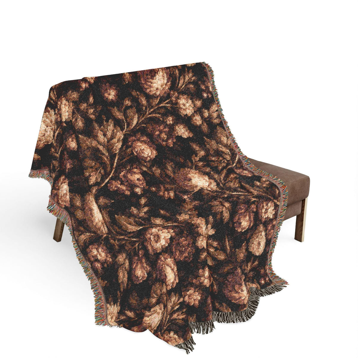 Gothic Garden Woven Throw Blanket - Haven Walls