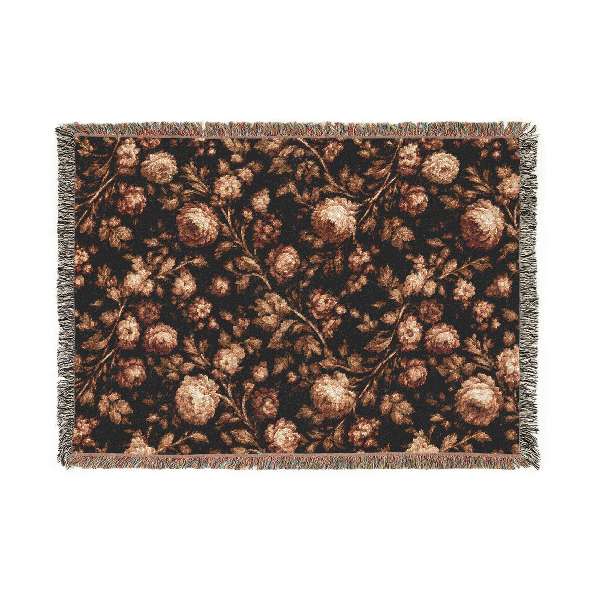 Gothic Garden Woven Throw Blanket - Haven Walls