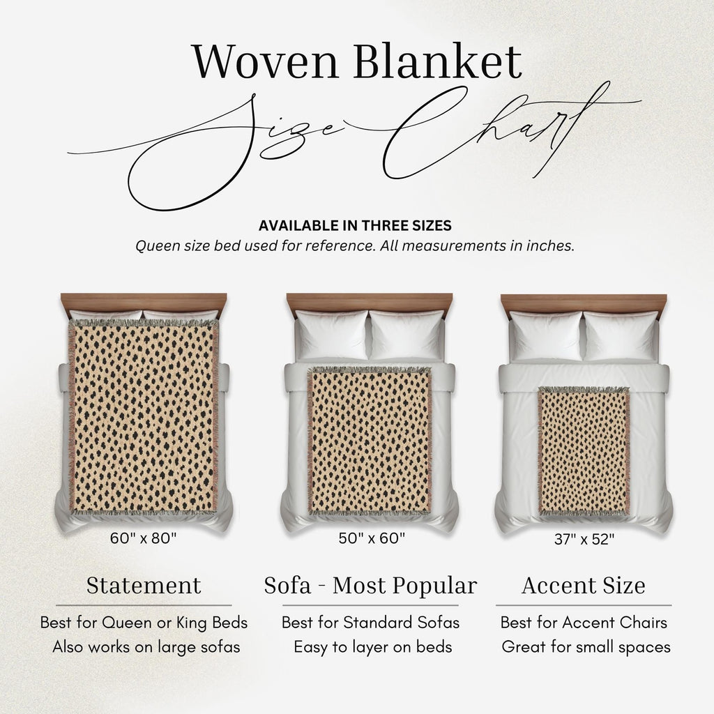 Leopard Print Woven Blanket - Haven Walls