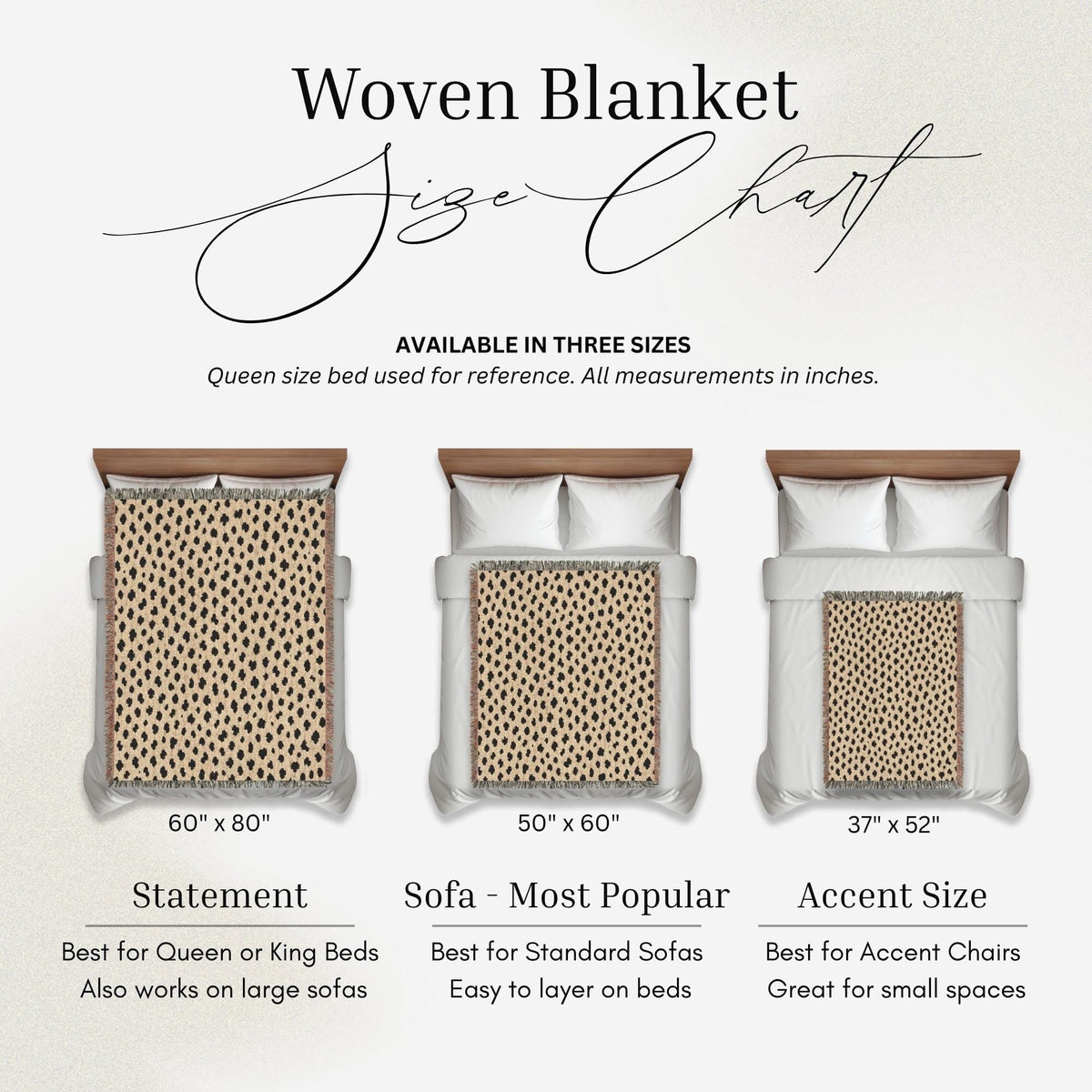 Leopard Print Woven Blanket - Haven Walls