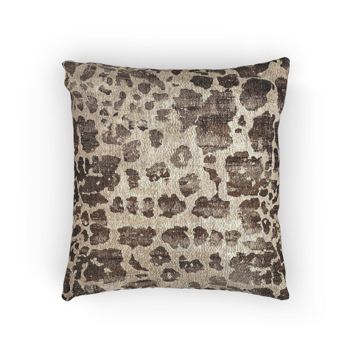 Leopard Print Woven Pillow with Insert, 17" x 18" - Haven Walls