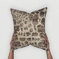 Leopard Print Woven Pillow with Insert, 17" x 18" - Haven Walls