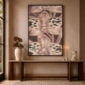 Mauve Orchid Animal Print Giclée Canvas - Haven Walls