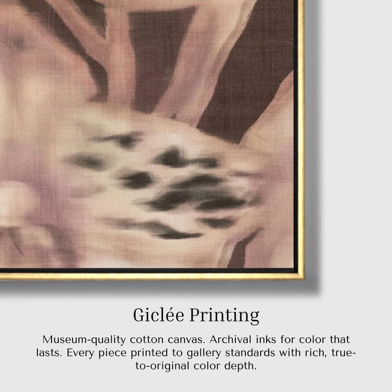 Mauve Orchid Animal Print Giclée Canvas - Haven Walls