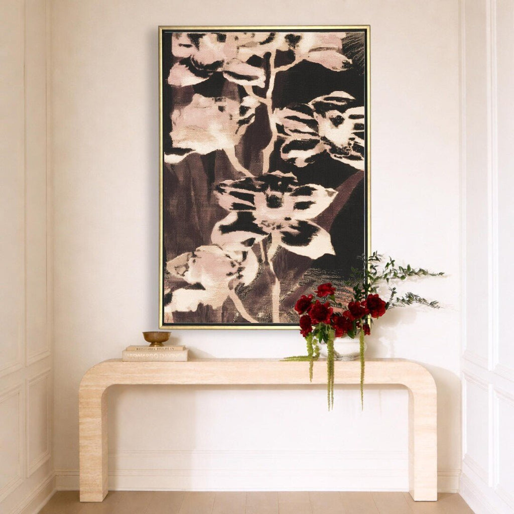 Moody Orchid Floral Canvas - Haven Walls