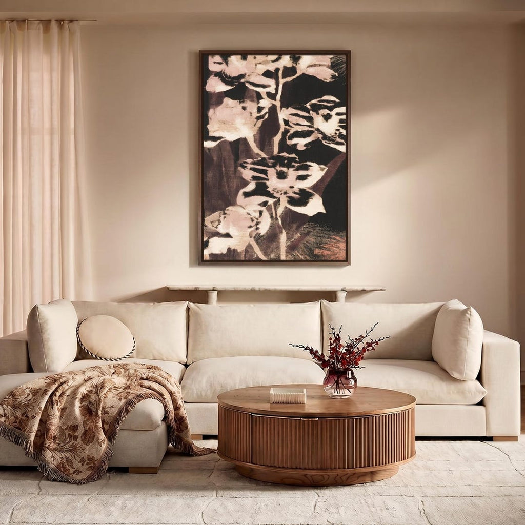Moody Orchid Floral Canvas - Haven Walls