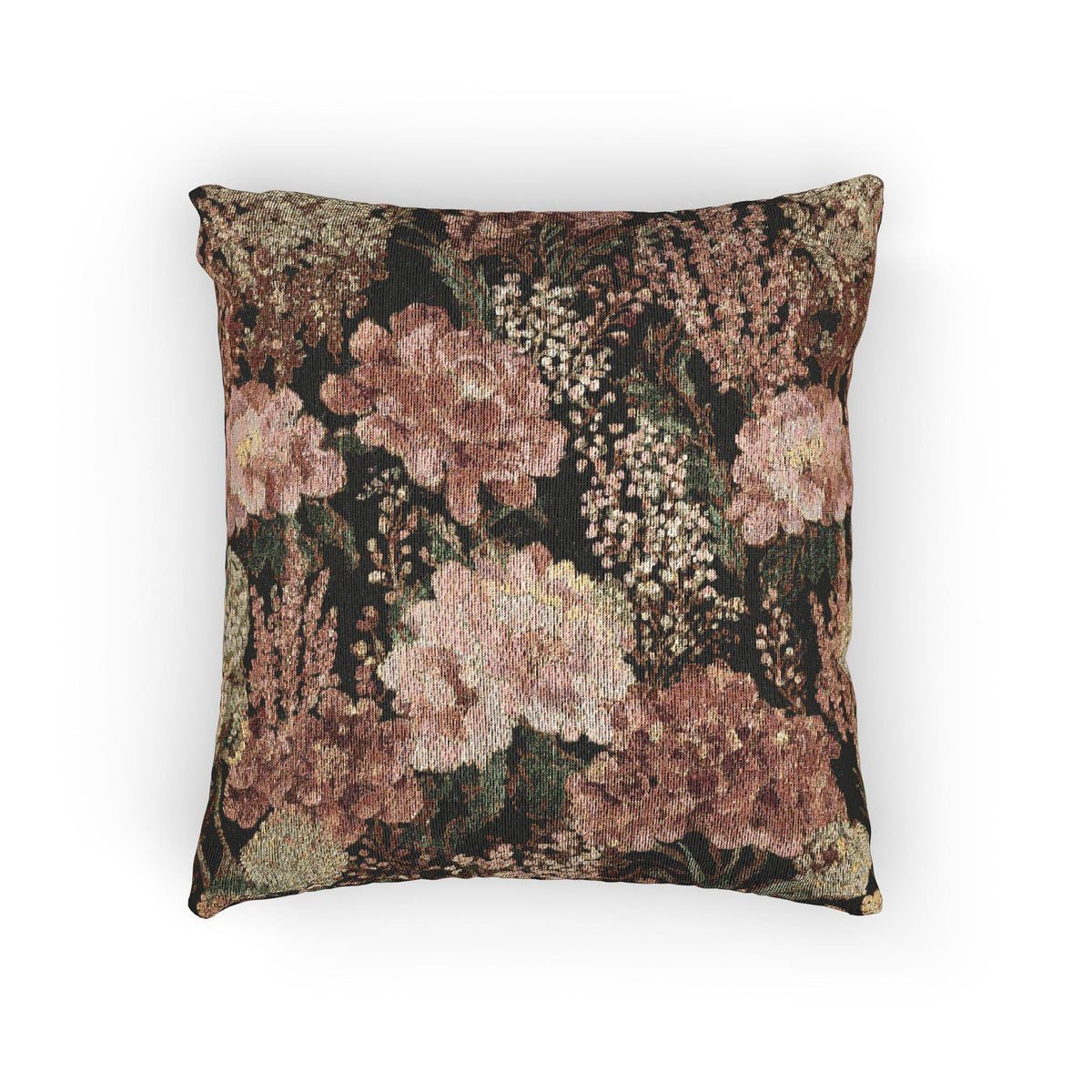Rose Garden Woven Pillow with Insert 17" X 18" - Haven Walls