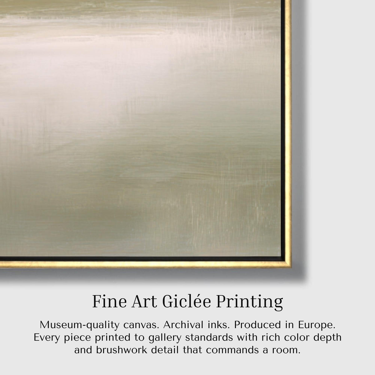 Sage Fields Panoramic Canvas - Haven Walls