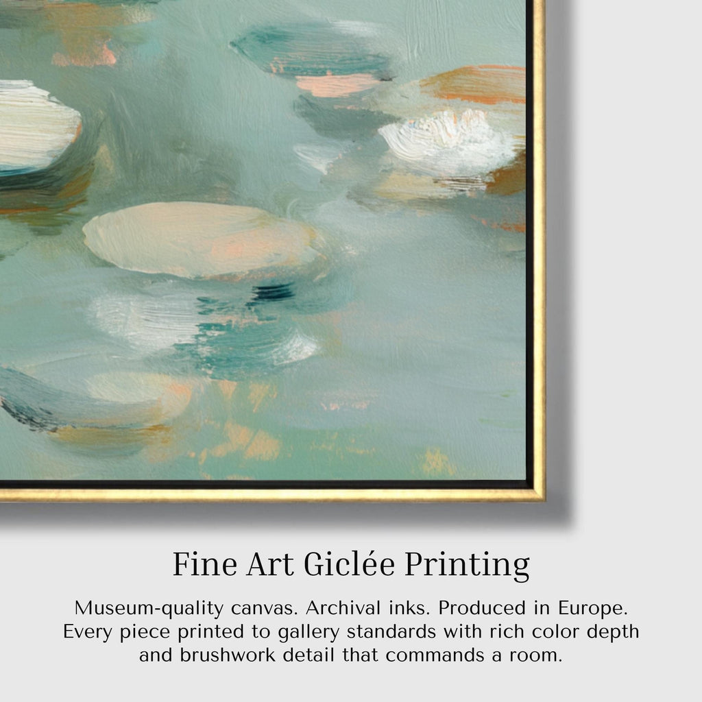 Sage Lillies Canvas - Haven Walls