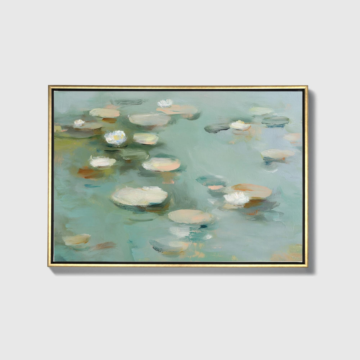 Sage Lillies Canvas - Haven Walls