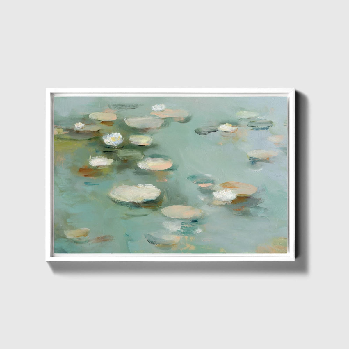 Sage Lillies Canvas - Haven Walls
