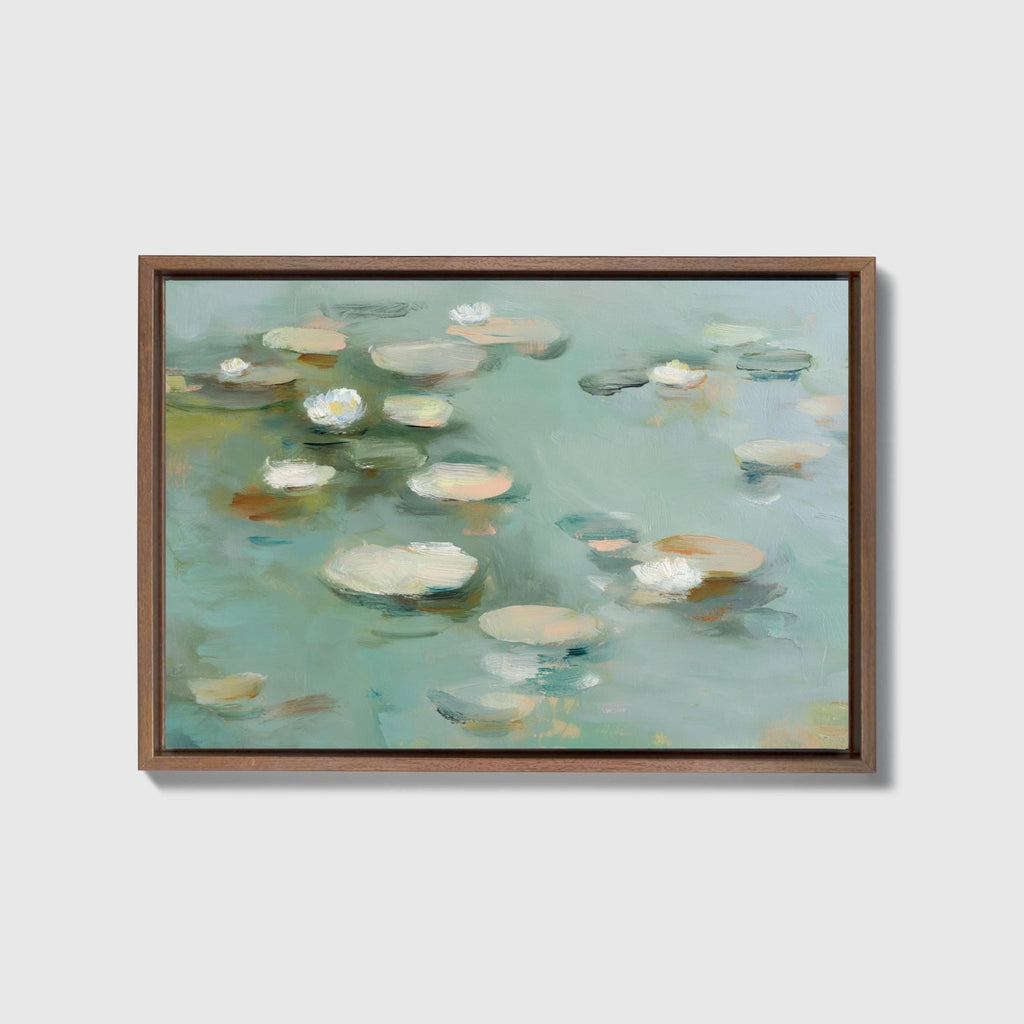 Sage Lillies Canvas - Haven Walls