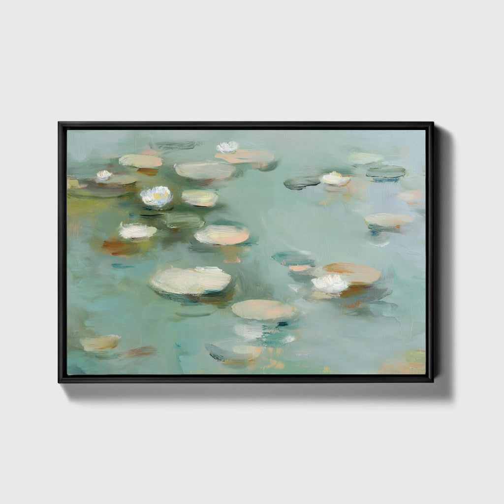 Sage Lillies Canvas - Haven Walls