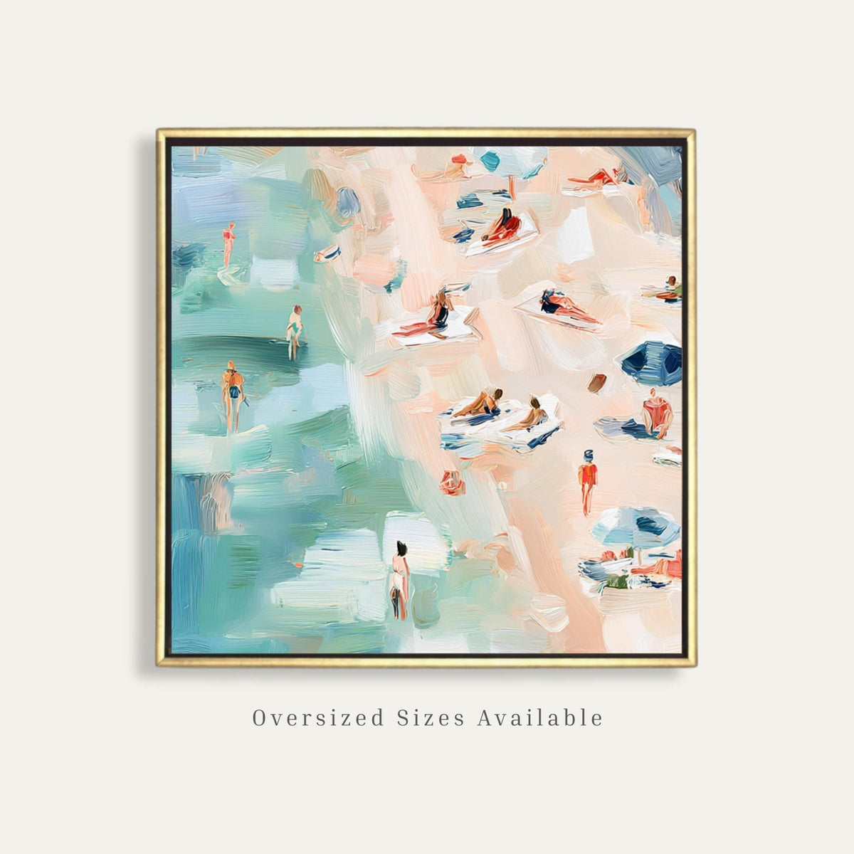Serene Coastal Canvas Art - Haven Walls