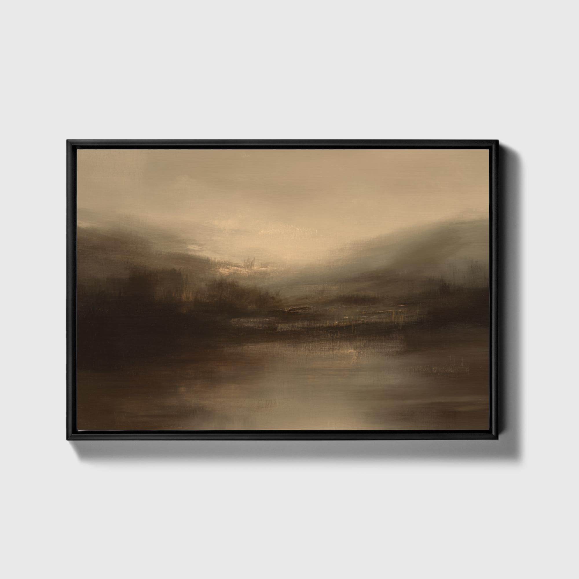 Smoky Dusk Landscape Canvas - Haven Walls