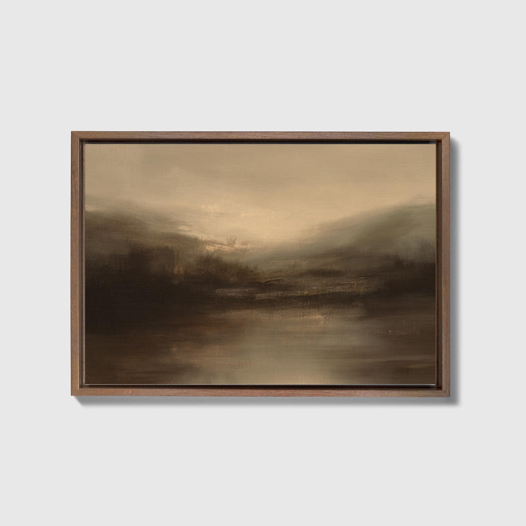 Smoky Dusk Landscape Canvas - Haven Walls