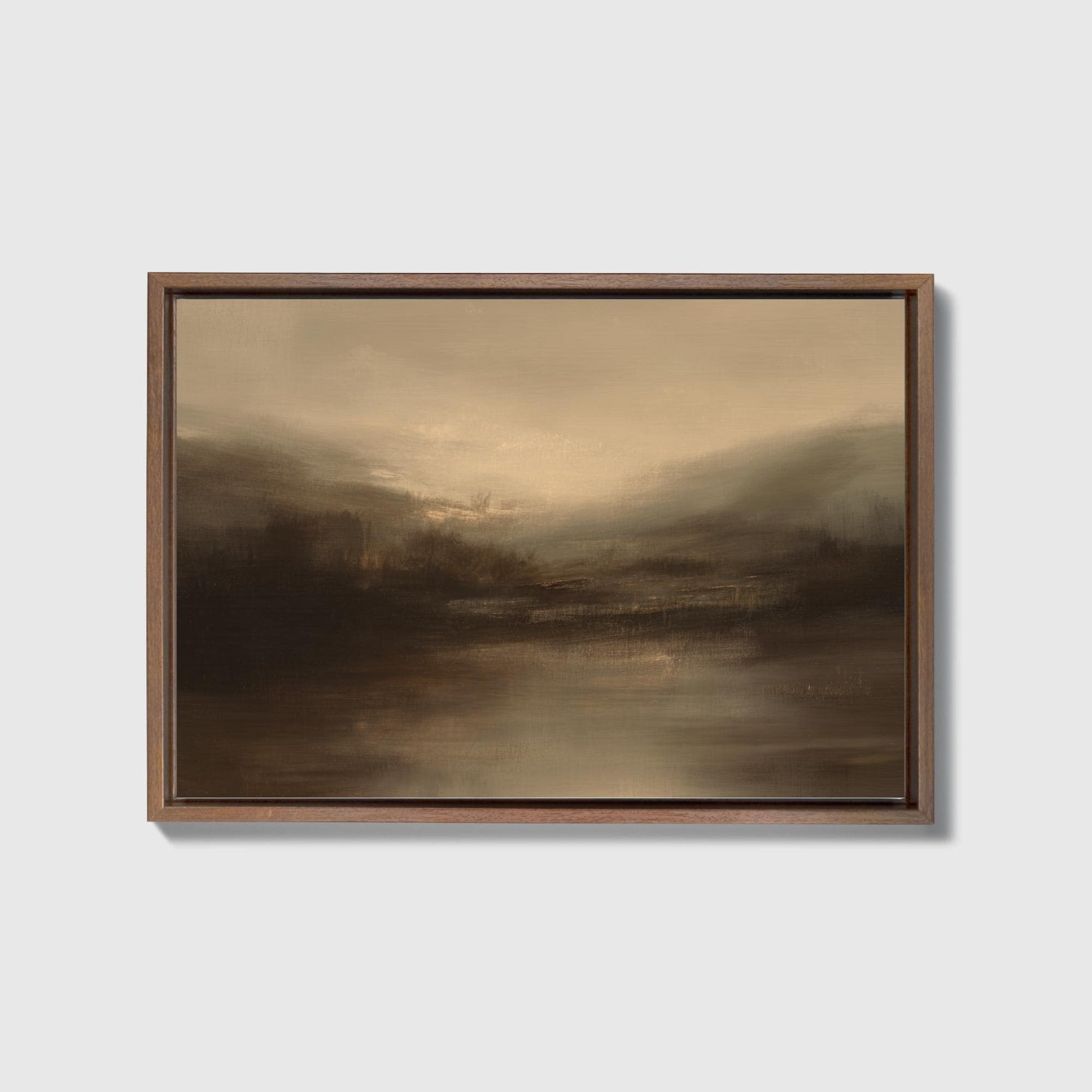 Smoky Dusk Landscape Canvas - Haven Walls