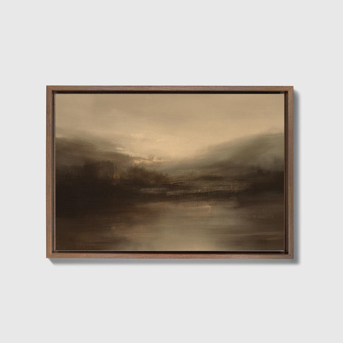 Smoky Dusk Landscape Canvas - Haven Walls