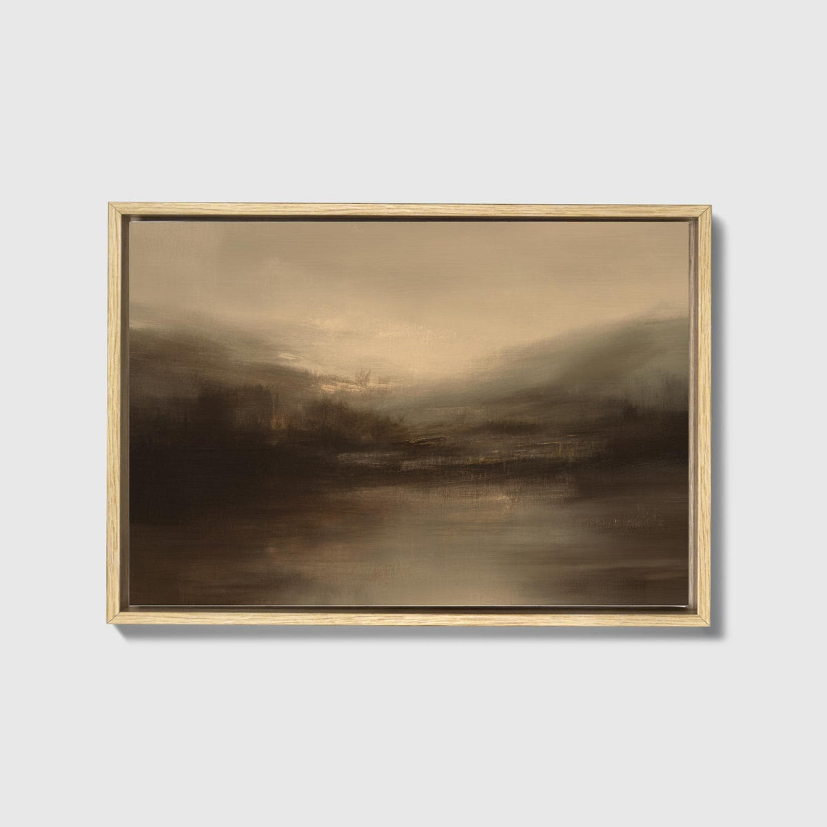 Smoky Dusk Landscape Canvas - Haven Walls