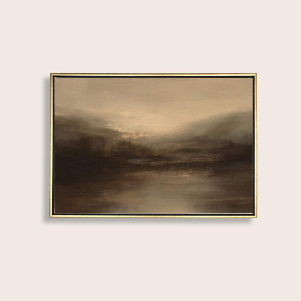 Smoky Dusk Landscape Canvas - Haven Walls