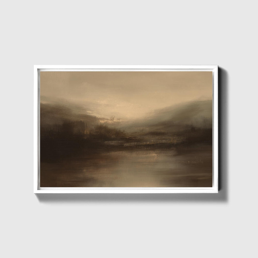 Smoky Dusk Landscape Canvas - Haven Walls