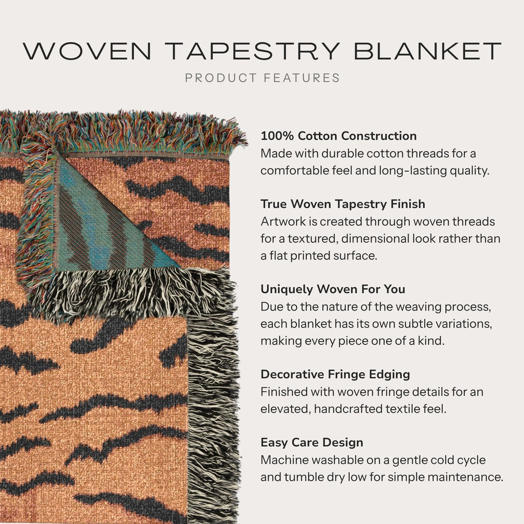 Tiger Stripe Woven Blanket - Haven Walls