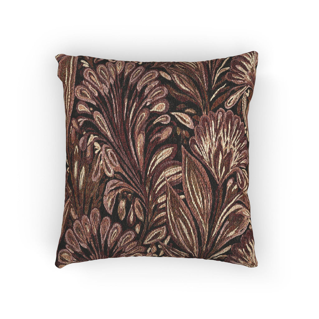 Vintage Art Deco Woven Pillow with Insert 17" X 18" - Haven Walls