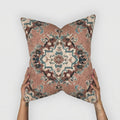 Vintage Kilim Woven Pillow with Insert, 17" x 18" - Haven Walls
