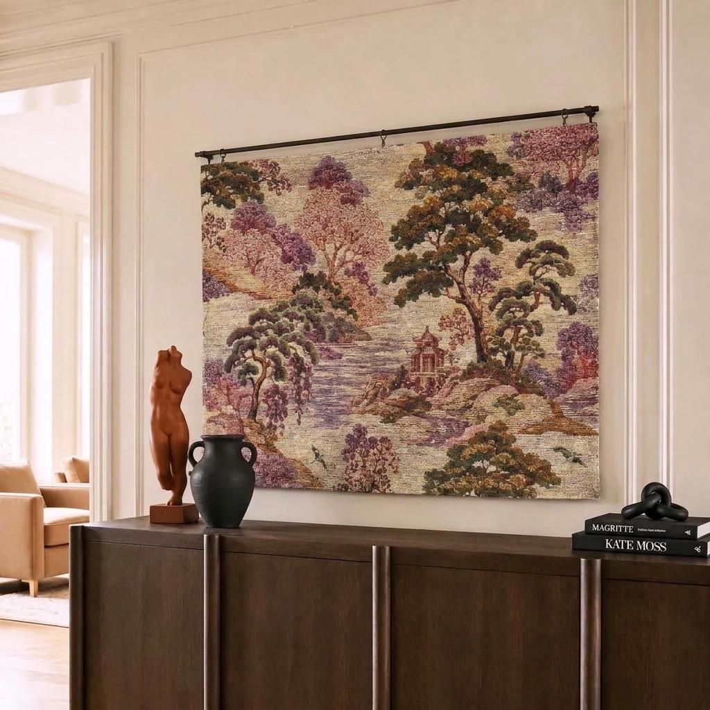 Vintage Landscape Woven Wall Tapestry - Haven Walls