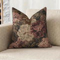 Vintage Peony Woven Pillow with Insert, 17" x 18" - Haven Walls