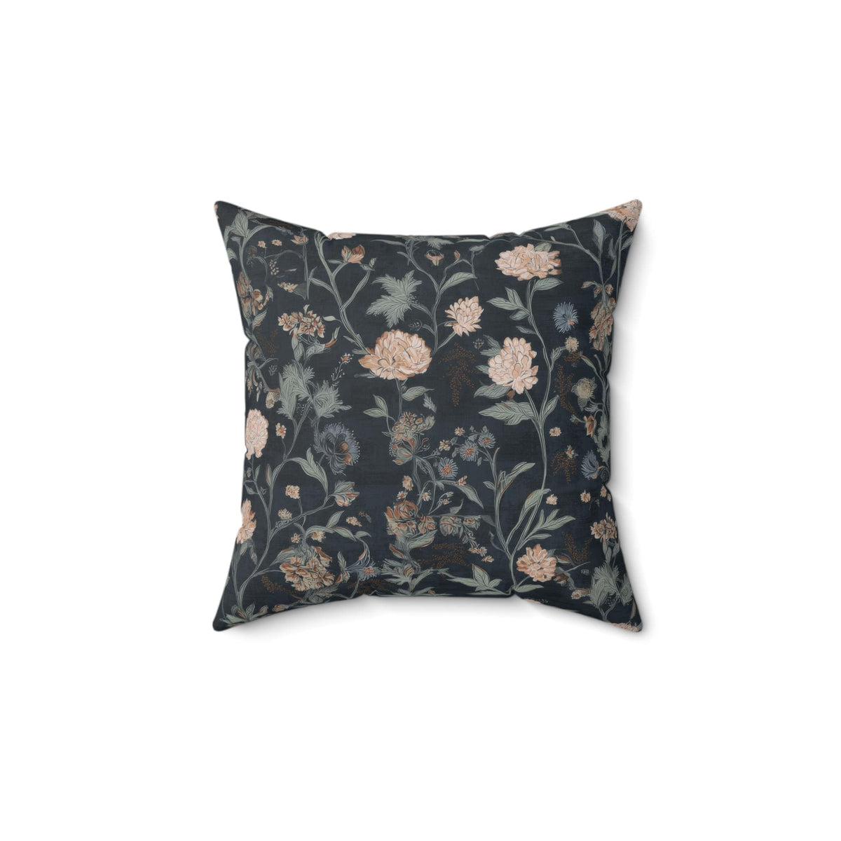 Whimsigoth Baroque Faux Linen Throw Pillow with Insert - Haven Walls