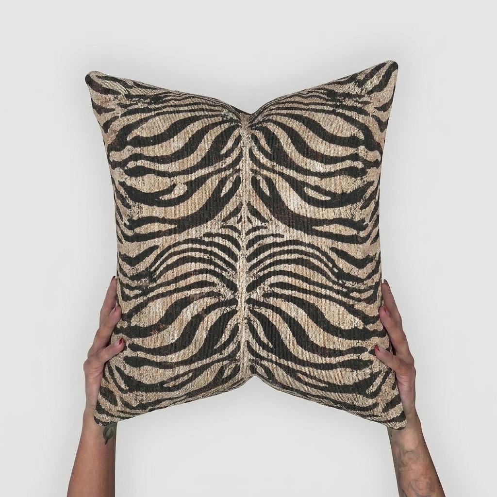 Wild Stripes Woven Pillow with Insert, 17" x 18" - Haven Walls