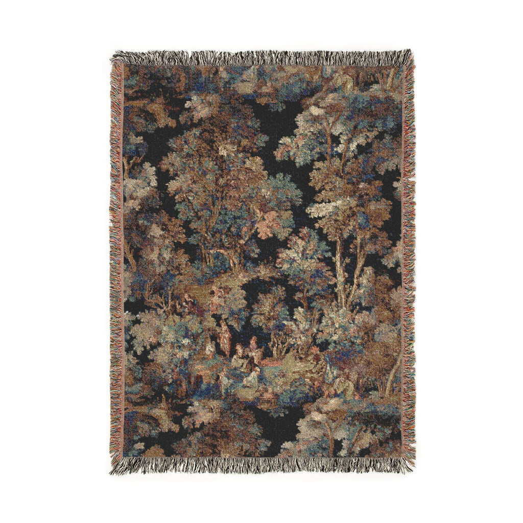 Woodland Forest Woven Throw Blanket - Haven Walls