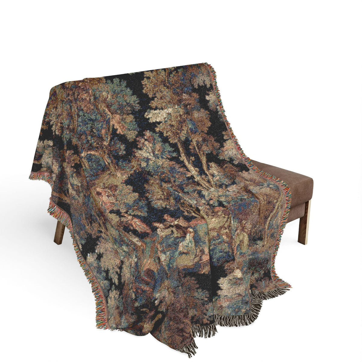 Woodland Forest Woven Throw Blanket - Haven Walls